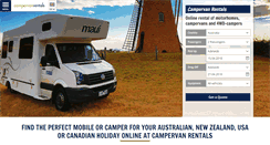 Desktop Screenshot of campervan-rentals.com